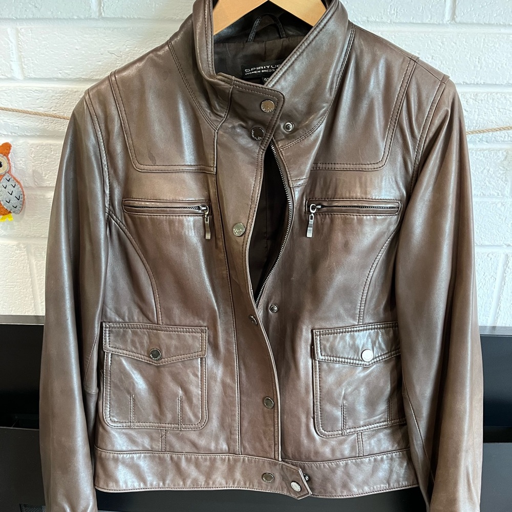 Pleather jacket